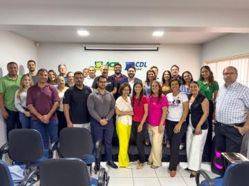 ACE/CDL Unaí recebem o Secretário Executivo de Desenvolvimento Econômico de Minas Gerais